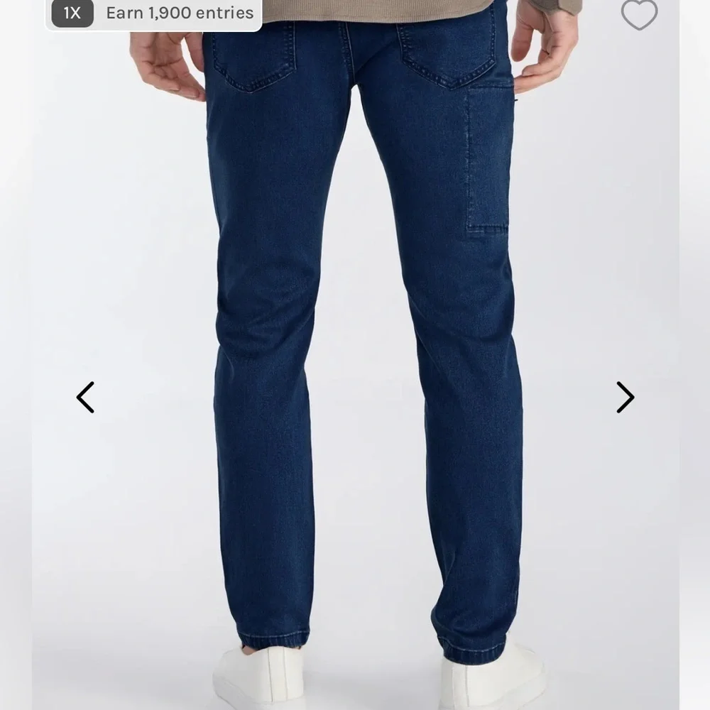 NWT Dark Indigo CoolFlex Denim Pants Size 34